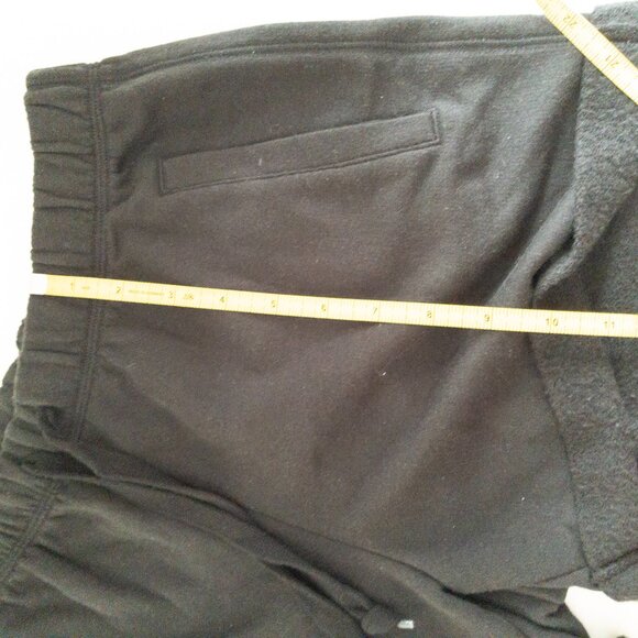 Victorias Secret Pink Black Fleece Shorts With White Logo Elastic Waistband S - Picture 12 of 12